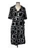 Apt. 9 Graphic Black Casual Dress Size L - photo 1