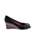 Tory Burch 100% Leather Black Wedges Size 8 1/2 - photo 1