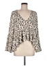 Altar'd State Ivory Long Sleeve Blouse Size M - photo 1