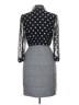 En Focus Studio Houndstooth Gray Casual Dress Size 10 - photo 2