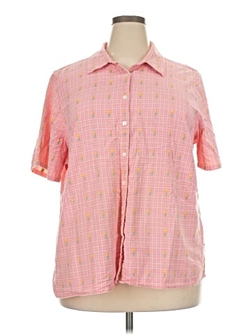 Liz & Me Short Sleeve Button-Down Shirt (view 1)
