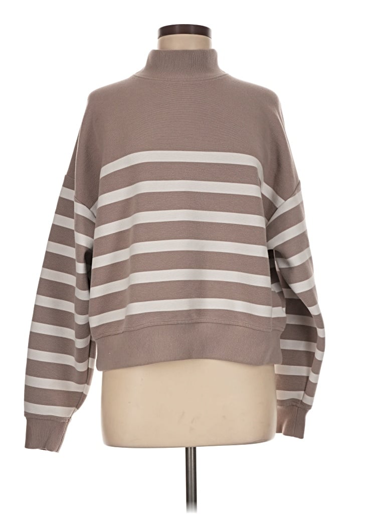 Pre-owned Calia Turtleneck Sweater In Brown