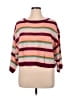 Maurices 100% Acrylic Color Block Pink Pullover Sweater Size XL - photo 1