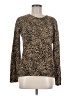 Rena Rowan Animal Print Gold Wool Pullover Sweater Size M - photo 1