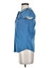 Matty M Blue Short Sleeve Blouse Size XS - photo 5