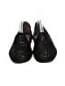 Assorted Brands 100% Leather Houndstooth Black Flats Size 12 - photo 2