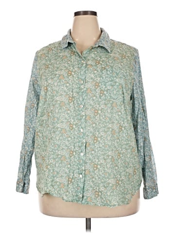 J.Jill 3/4 Sleeve Button-Down Shirt (view 1)