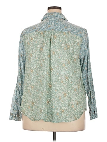 J.Jill 3/4 Sleeve Button-Down Shirt (view 2)