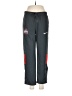 Nike 100% Polyester Gray Track Pants Size S - photo 1