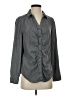 Intro 100% Lyocell Gray Long Sleeve Blouse Size S - photo 1