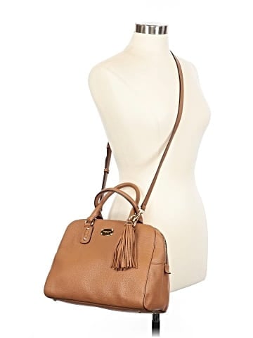 MICHAEL Michael Kors Leather Satchel (view 2)