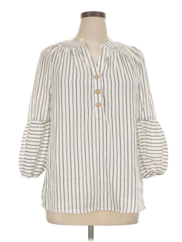 Sara Michelle 3/4 Sleeve Blouse (view 1)