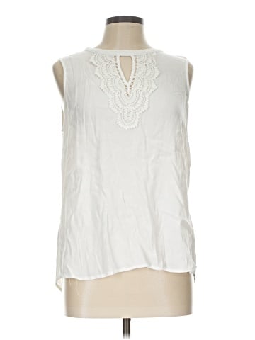 Pale Sky Sleeveless Blouse (view 1)