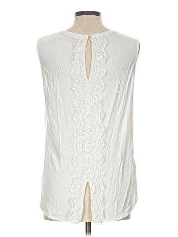 Pale Sky Sleeveless Blouse (view 2)