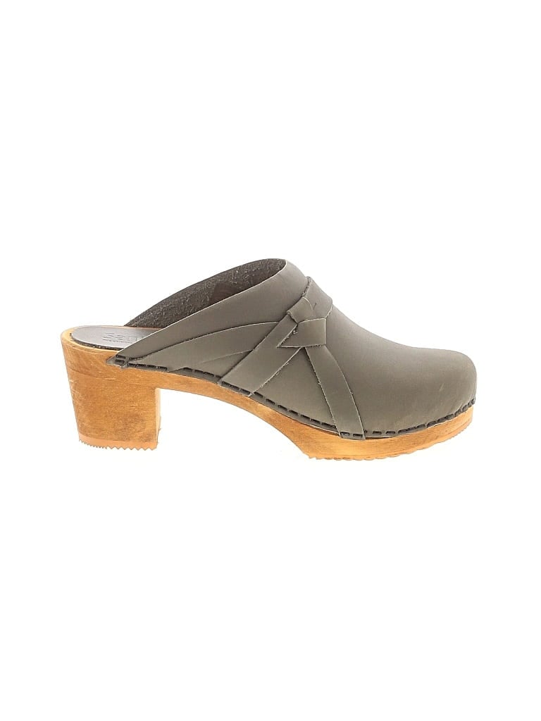 Pre-owned Sanita Mule/clog In Gray