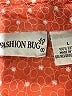 Fashion Bug 100% Cotton Orange Sleeveless Button-Down Shirt Size L - photo 7