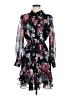 Alex Marie 100% Polyester Floral Black Cocktail Dress Size 6 - photo 1