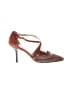 Tahari 100% Leather Brown Heels Size 9 - photo 1
