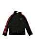 Adidas 100% Polyester Black Track Jacket Size 5 - photo 1