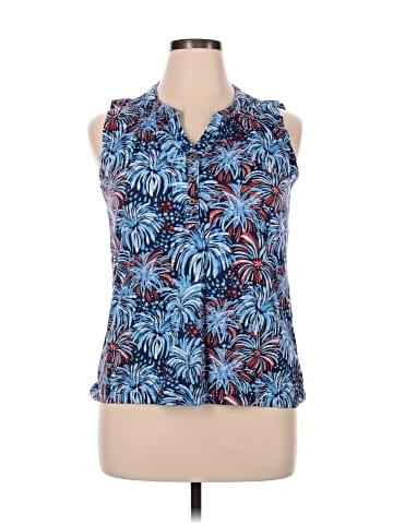 Caribbean Joe Sleeveless Blouse (view 1)