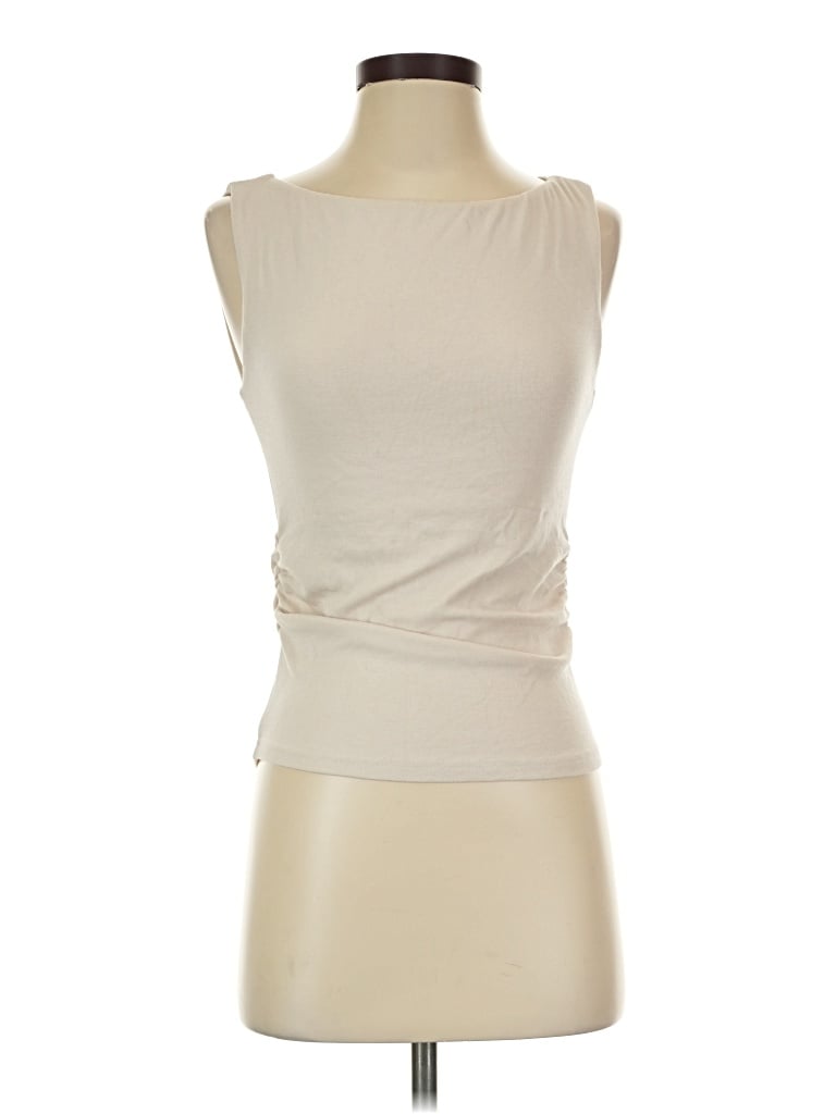 Pre-owned Ogl Sleeveless T-shirt In Ivory