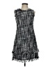 Eliza J 100% Polyester Tweed Gray Cocktail Dress Size 2 - photo 1
