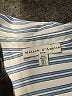 Maison d' Amelie Stripes Blue Long Sleeve Blouse Size L - photo 6