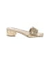 Vince Camuto 100% Leather Gold Sandals Size 9 1/2 - photo 1