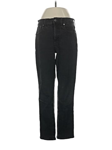 Madewell The Mid-Rise Perfect Vintage Jeans in Clean Black Wash (view 1)