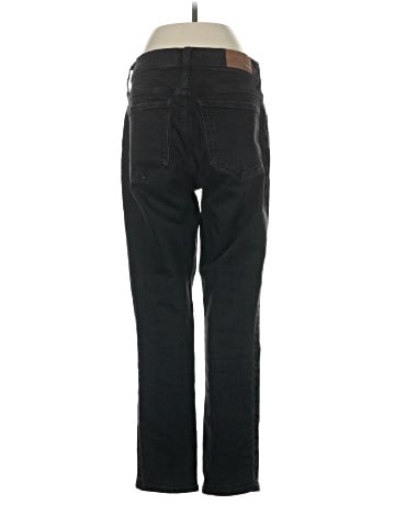 Madewell The Mid-Rise Perfect Vintage Jeans in Clean Black Wash (view 2)