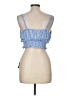 Blush 100% Polyester Blue Sleeveless Blouse Size L - photo 2