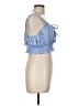 Blush 100% Polyester Blue Sleeveless Blouse Size L - photo 4