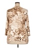 Jaclyn Smith Animal Print Tan Kimono Size 2X - photo 2