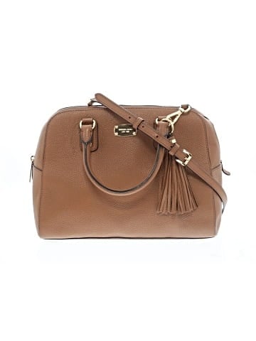 MICHAEL Michael Kors Leather Satchel (view 1)