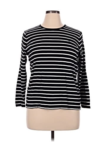 Lauren by Ralph Lauren 3/4 Sleeve T-Shirt (view 1)