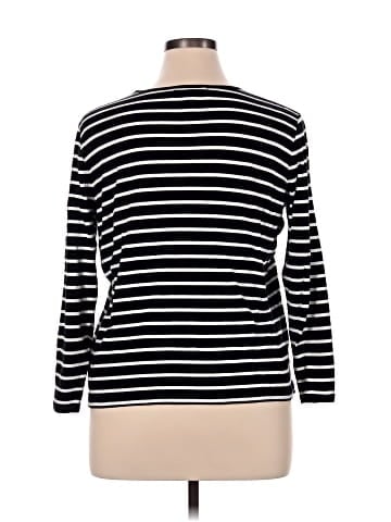 Lauren by Ralph Lauren 3/4 Sleeve T-Shirt (view 2)