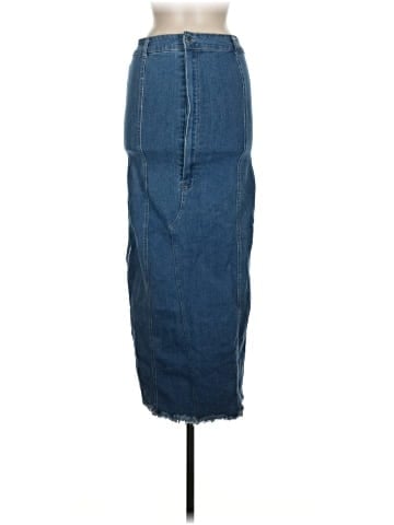 Haute Monde Denim Skirt (view 1)
