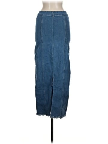 Haute Monde Denim Skirt (view 2)