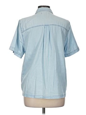 Madewell Denim Camp Shirt in Smithley Wash (view 2)