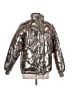 H&M 100% Polyester Metallic Silver Snow Jacket Size 6 - photo 1