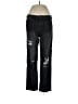 Natural Reflections Graphic Black Jeans Size 12 - photo 1