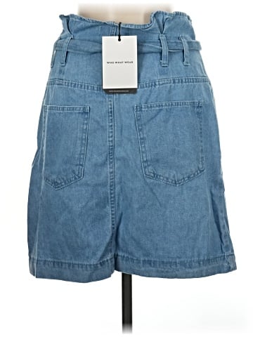 Who What Wear Denim Skirt (view 2)