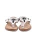 Rialto Silver Flip Flops Size 7 - photo 2