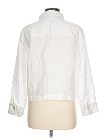 Sigrid Olsen 3/4 Sleeve Button-Down Shirt (view 2)