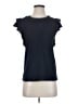 Veronica Beard Jeans 100% Cotton Black Short Sleeve Top Size S - photo 1