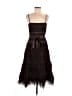 BCBGMAXAZRIA 100% Polyester Brown Cocktail Dress Size 8 - photo 1