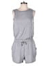 Crown & Ivy Solid Gray Romper Size M - photo 1