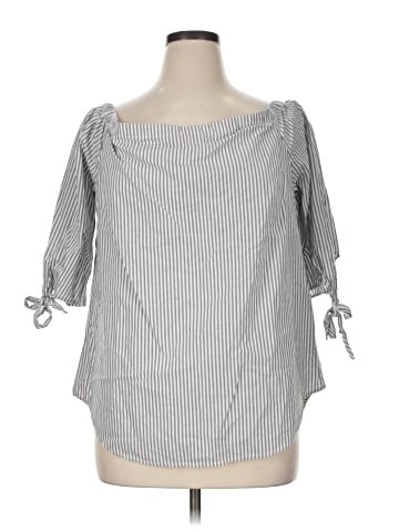 Faded Glory 3/4 Sleeve T-Shirt (view 1)