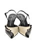 Giuseppe Zanotti 100% Leather Color Block Black Heels Size EU 37 1/2 - photo 2