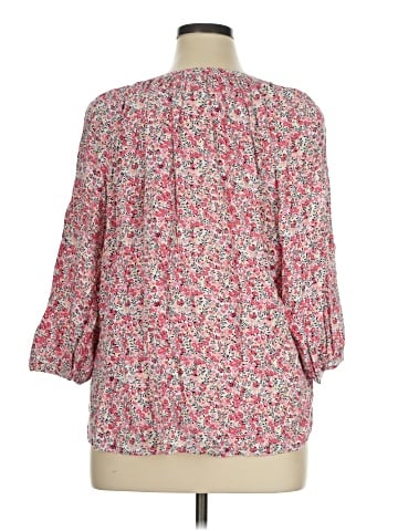 Jones & Co 3/4 Sleeve Blouse (view 2)
